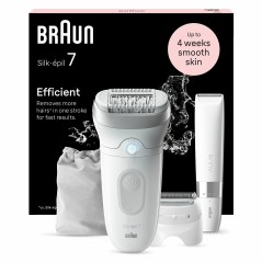 Braun Silk-épil 7 7-441 40 pincetter Sølv, Hvid